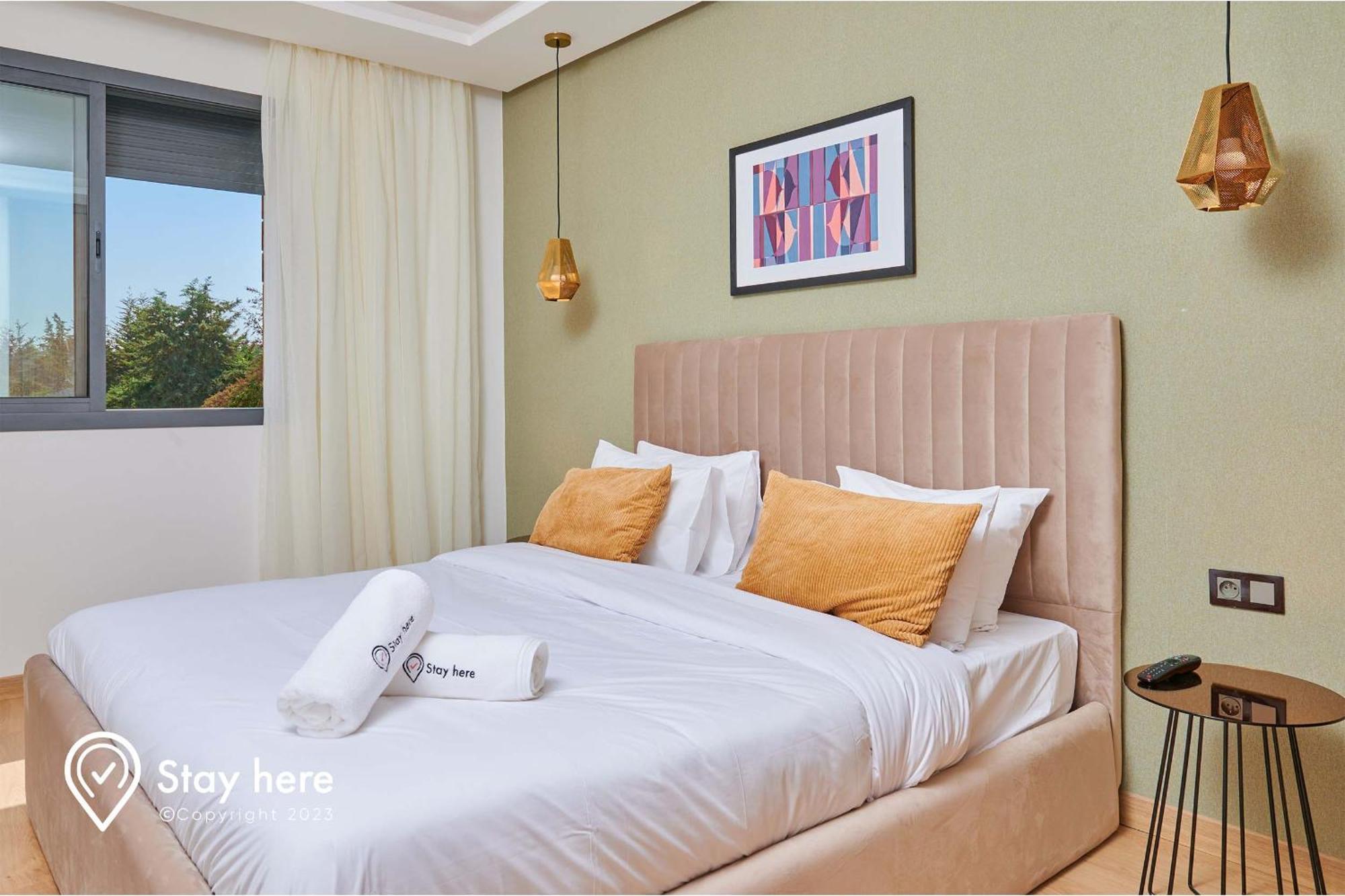 Stayhere Rabat - Hay Riad - Sophisticated Residence Bagian luar foto