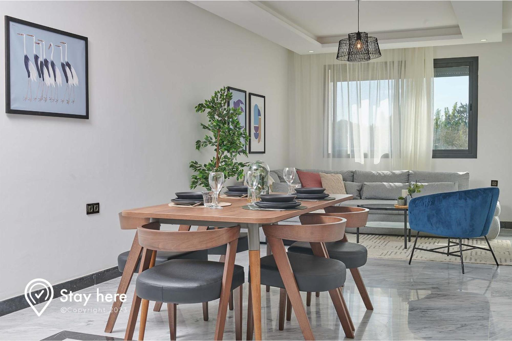 Stayhere Rabat - Hay Riad - Sophisticated Residence Bagian luar foto